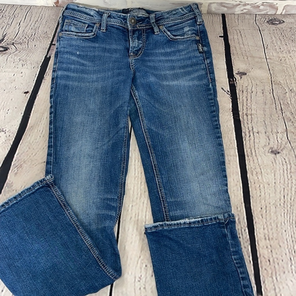 Silver jeans co Suki slim boot size 27